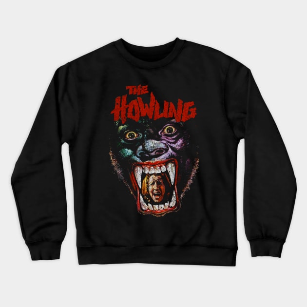 The Howling 1981 Spanish Edition Crewneck Sweatshirt by RASRAP